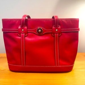 Dooney & Bourke Red Tote.
